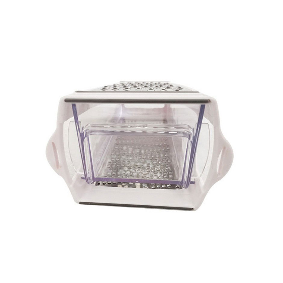 Razatoare de bucatarie cu cutie colectoare Flippy, doua tipuri de lame, carcasa inox si ABS, design practic, alb [6]