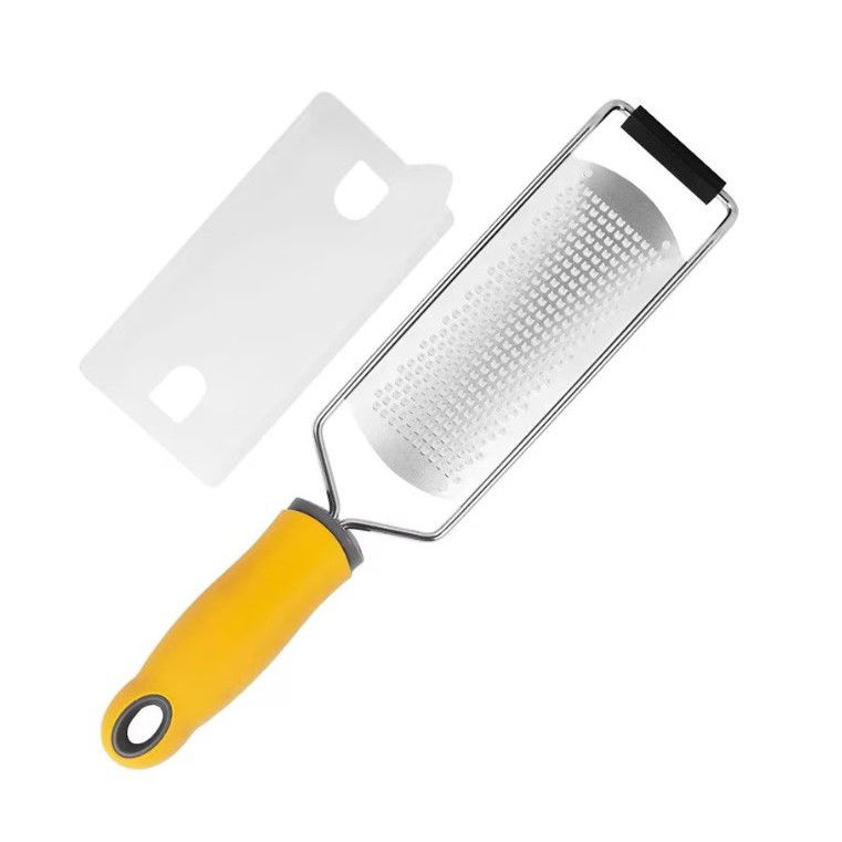 Razatoare manuala Flippy, perie inclusa, Inox, usor de utilizat, 31x6.7 cm, Galben [1]