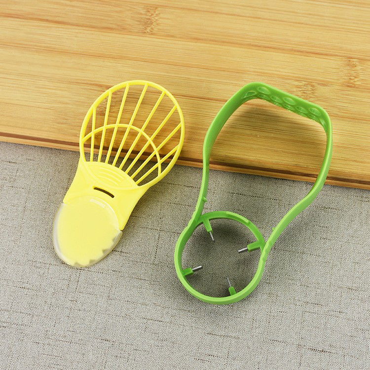 Recipient de Depozitare Avocado 5in1, Flippy, Etans, pentru Frigider, din Plastic, Dispozitiv de Taiat, Curatat, Feliat, 14x4x7 cm, Verde [3]