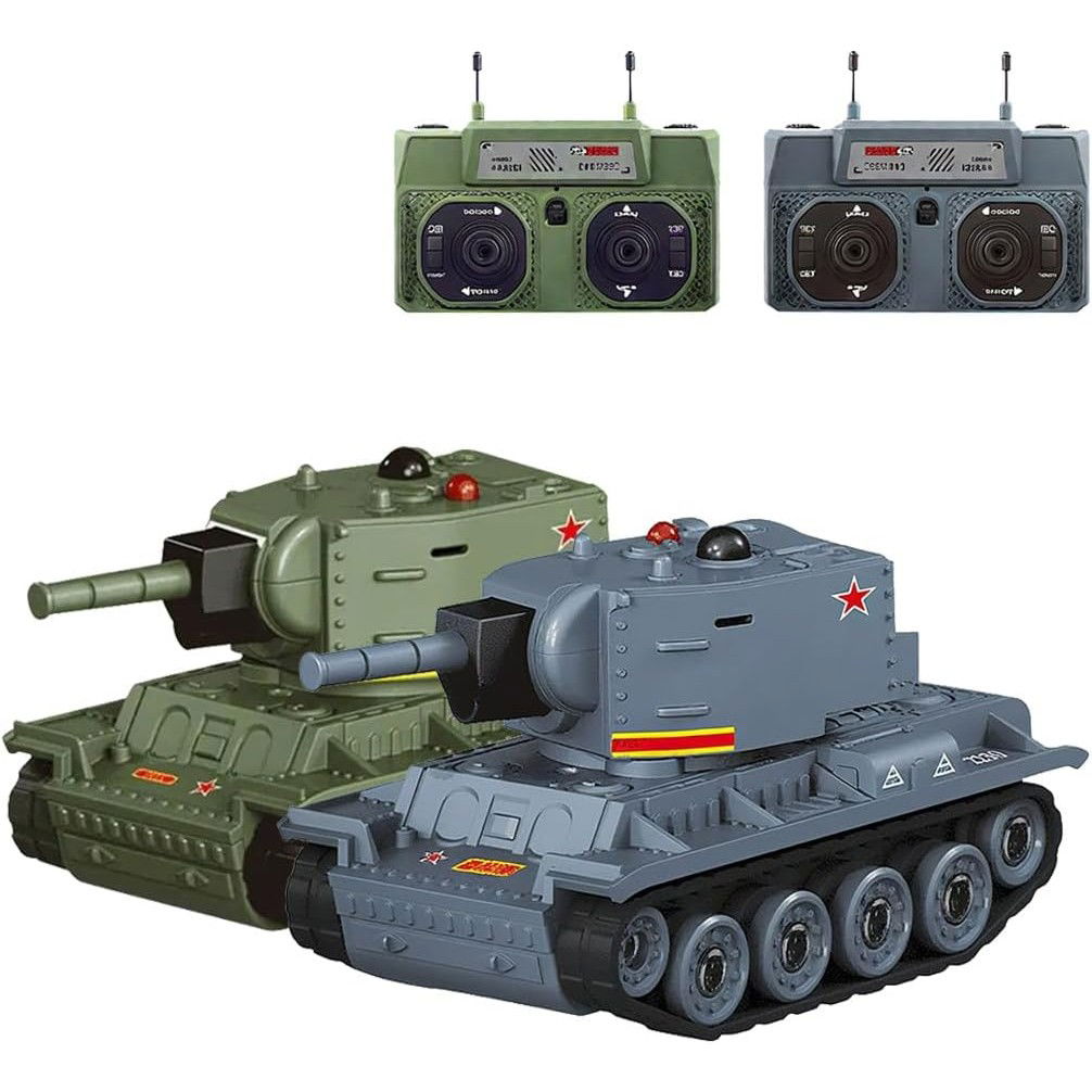 Mini Tanc cu Telecomanda, Flippy, Wireless, 4 x 8 x 4 cm, cu Infrarosu, Gri [4]