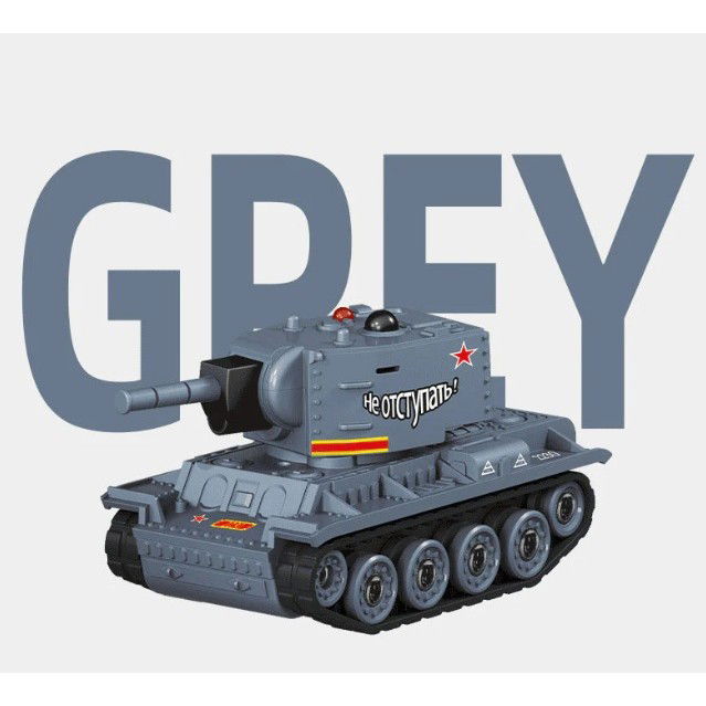 Mini Tanc cu Telecomanda, Flippy, Wireless, 4 x 8 x 4 cm, cu Infrarosu, Gri [5]