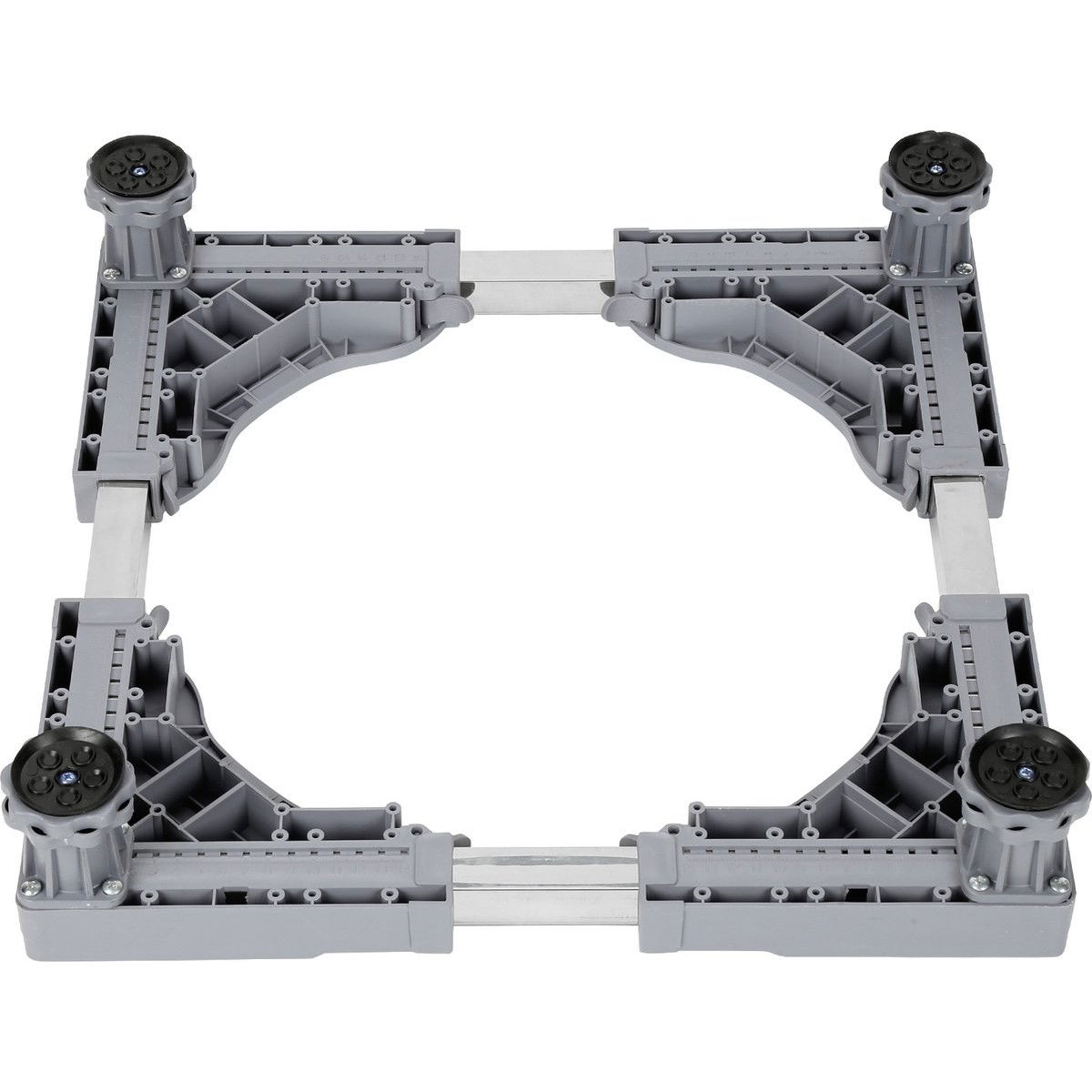 Suport Universal Reglabil, Flippy, pentru Frigider, Masina de Spalat, Uscator, Ajustabil, 4 Picioare, Antiderapant, Gri [4]