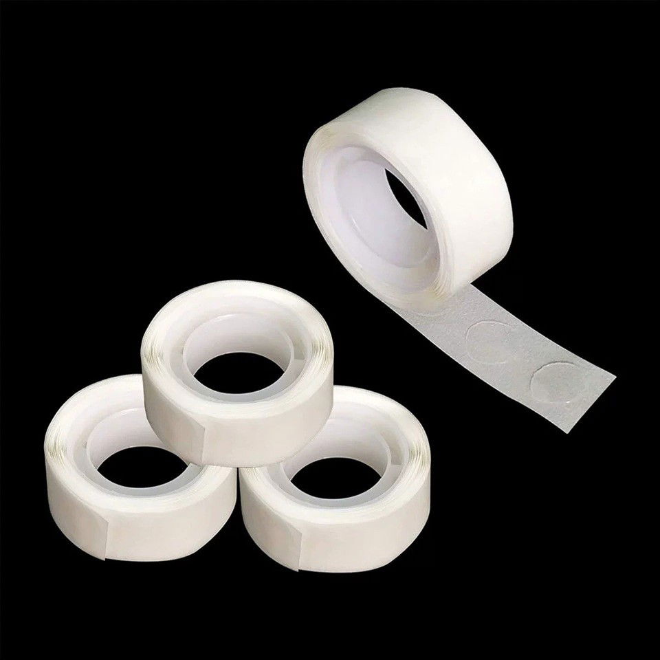 Rola Dubla-Adeziva, Flippy, pentru Lipit Baloane, 100 de Buline cu Diametru 1.2 cm, Transparent [3]