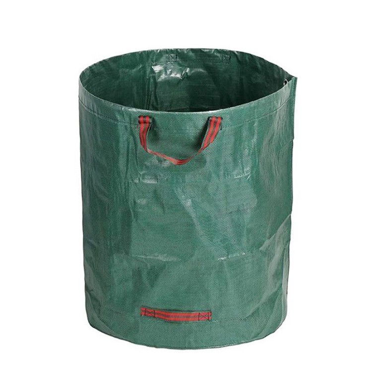 Articole pentru Gradina si Bricolaj - Sac de Colectare a Frunzelor, Flippy, Cos Sac pentru Gradina, Sac de Depozitare a Frunzelor, 45 x 76 cm, 120 l, Verde