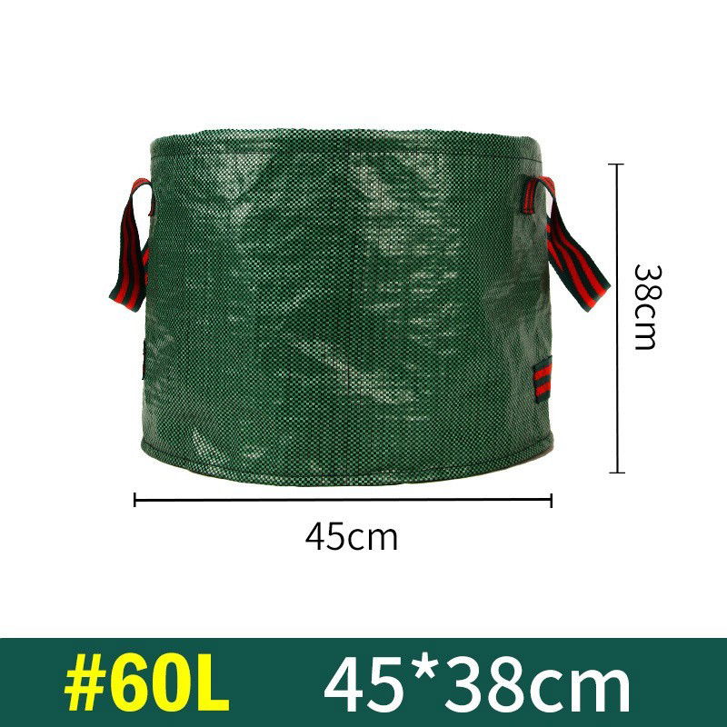 Articole pentru Gradina si Bricolaj - Sac de Colectare a Frunzelor, Flippy, Cos Sac pentru Gradina, Sac de Depozitare a Frunzelor, 45 x 38 cm, 60 l, Verde