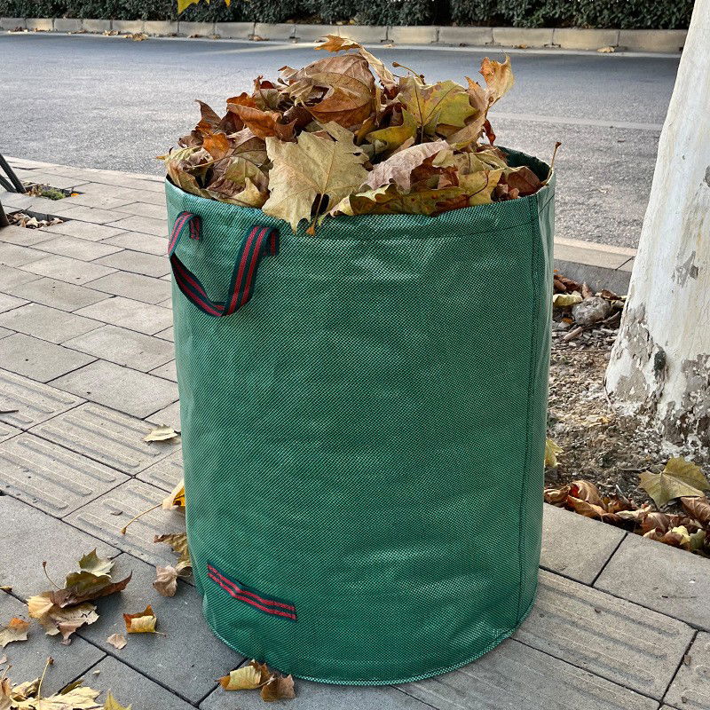 Sac de Colectare a Frunzelor, Flippy, Cos Sac pentru Gradina, Sac de Depozitare a Frunzelor, 45 x 76 cm, 120 l, Verde [3]