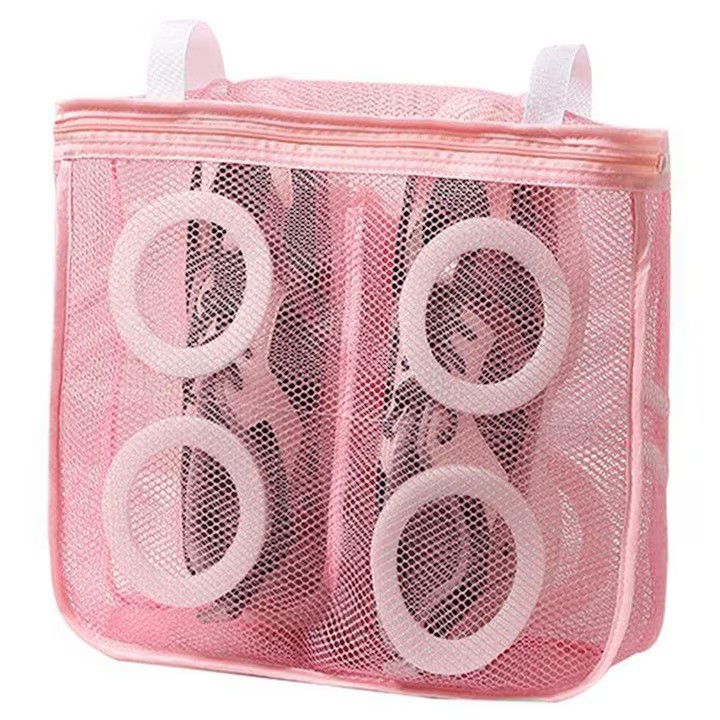 Pentru casa - Sac pentru Spalare Incaltaminte, Flippy, pentru Masina de Spalat, 28x24.5x8 cm, Roz