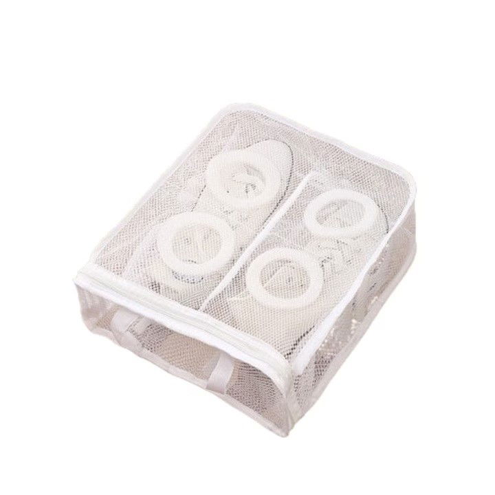 Pentru casa - Sac pentru Spalare Incaltaminte, Flippy, pentru Masina de Spalat, 36x30x12 cm, Alb