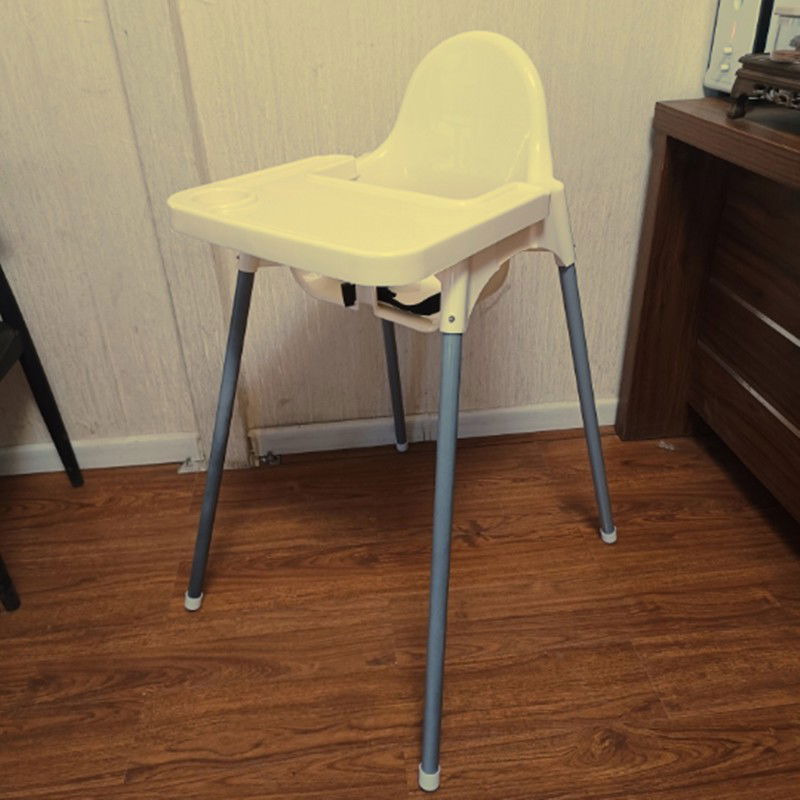 Scaun de Masa, Flippy, pentru Bebelusi si Copii 6-36 Luni, din Plastic/Metal, Centura in 2 Puncte, Tava Detasabila, 63 x 57 x 85 cm, Alb [5]