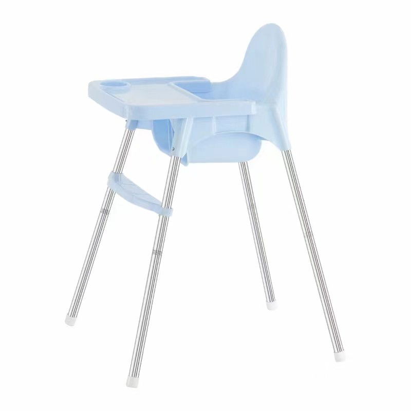 Scaune de masa bebe - Scaun de masa telescopic pentru bebelusi si copii, Flippy, cu Suport picioare si Centura de siguranta, reglabil pe inaltime, Varsta 6-32 luni, Albastru