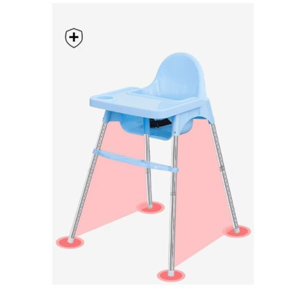 Scaun de masa telescopic pentru bebelusi si copii, Flippy, cu Suport picioare si Centura de siguranta, reglabil pe inaltime, Varsta 6-32 luni, Roz [5]