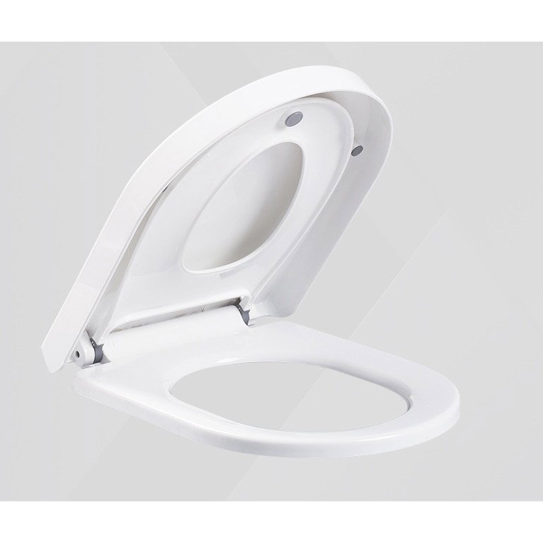 Capac de Toaleta cu Reductie 2 in 1, Flippy, pentru Copii si Adulti, Coborare Lenta si Silentioasa, Instalare Usoara, din PP5 , in Forma de U, Alb [4]