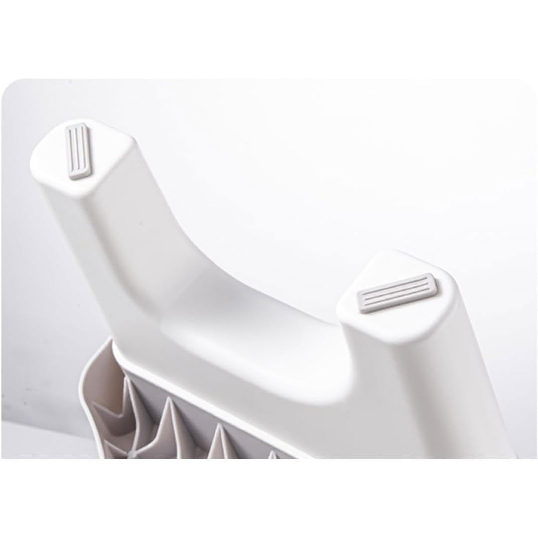 Scaunel WC, Flippy, Tratament Impotriva Hemoroizilor si Constipatiei, Scaun Inaltator WC Copii, Suport Picioare WC, Taburet Inaltator Pozitia Corecta Ghemuit Pe WC, Plastic Rezistent, 17x22x38 cm, Alb [5]