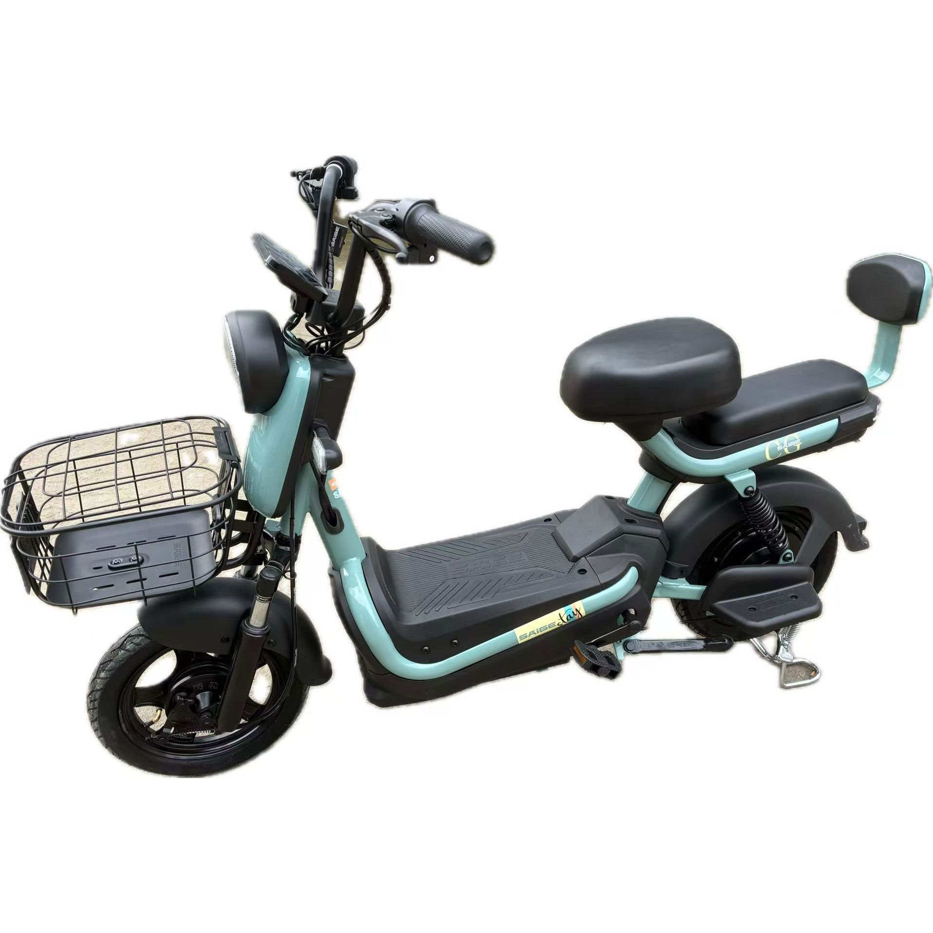 Scuter Electric KG, Saige, Fara Permis, Motor 500W, Baterie 48V20Ah, Autonomie 60km, 153x40x85 cm, Viteza Maxima 25km/h, Verde [3]