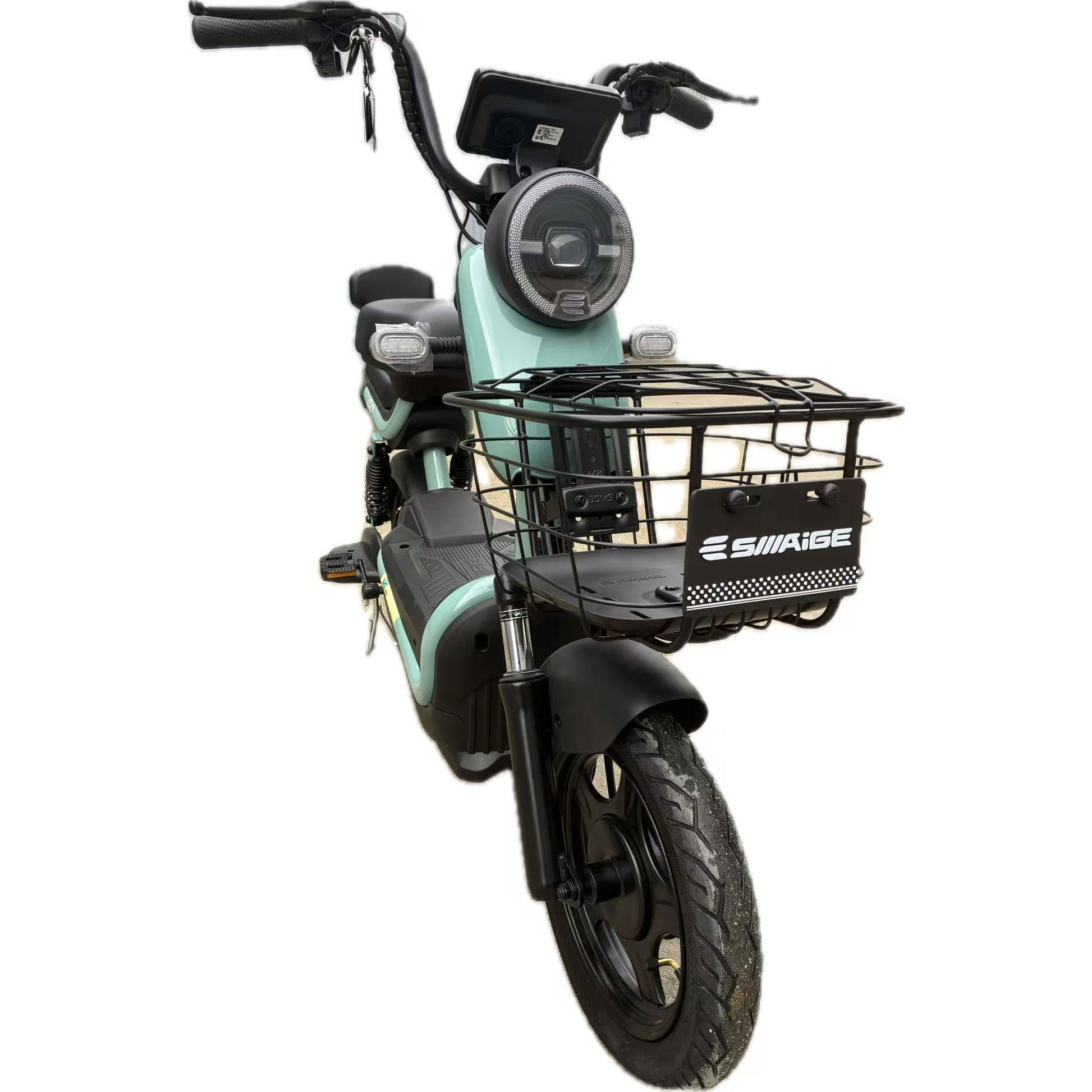 Scutere si Tricicluri Electrice - Scuter Electric KG, Saige, Fara Permis, Motor 500W, Baterie 48V20Ah, Autonomie 60km, 153x40x85 cm, Viteza Maxima 25km/h, Verde