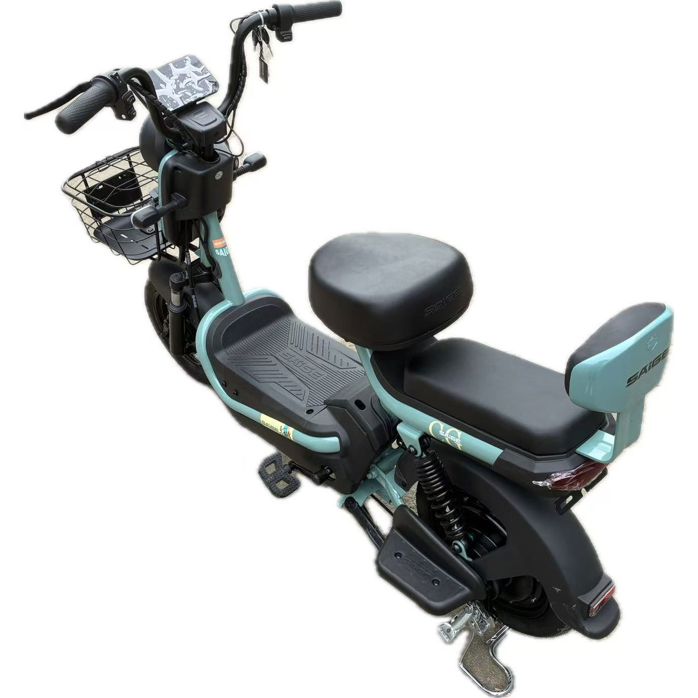 Scuter Electric KG, Saige, Fara Permis, Motor 500W, Baterie 48V20Ah, Autonomie 60km, 153x40x85 cm, Viteza Maxima 25km/h, Verde [10]