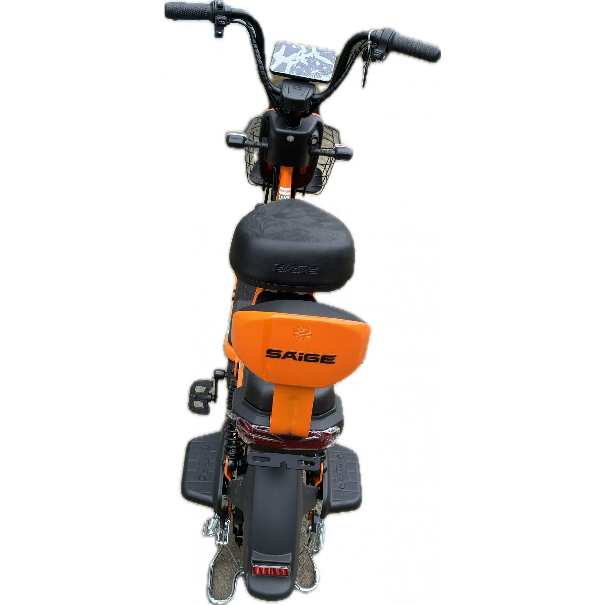 Scuter Electric KG, Saige, Fara Permis, Motor 500W, Baterie 48V20Ah, Autonomie 60km, 153x40x85 cm, Viteza Maxima 25km/h, Portocaliu [8]
