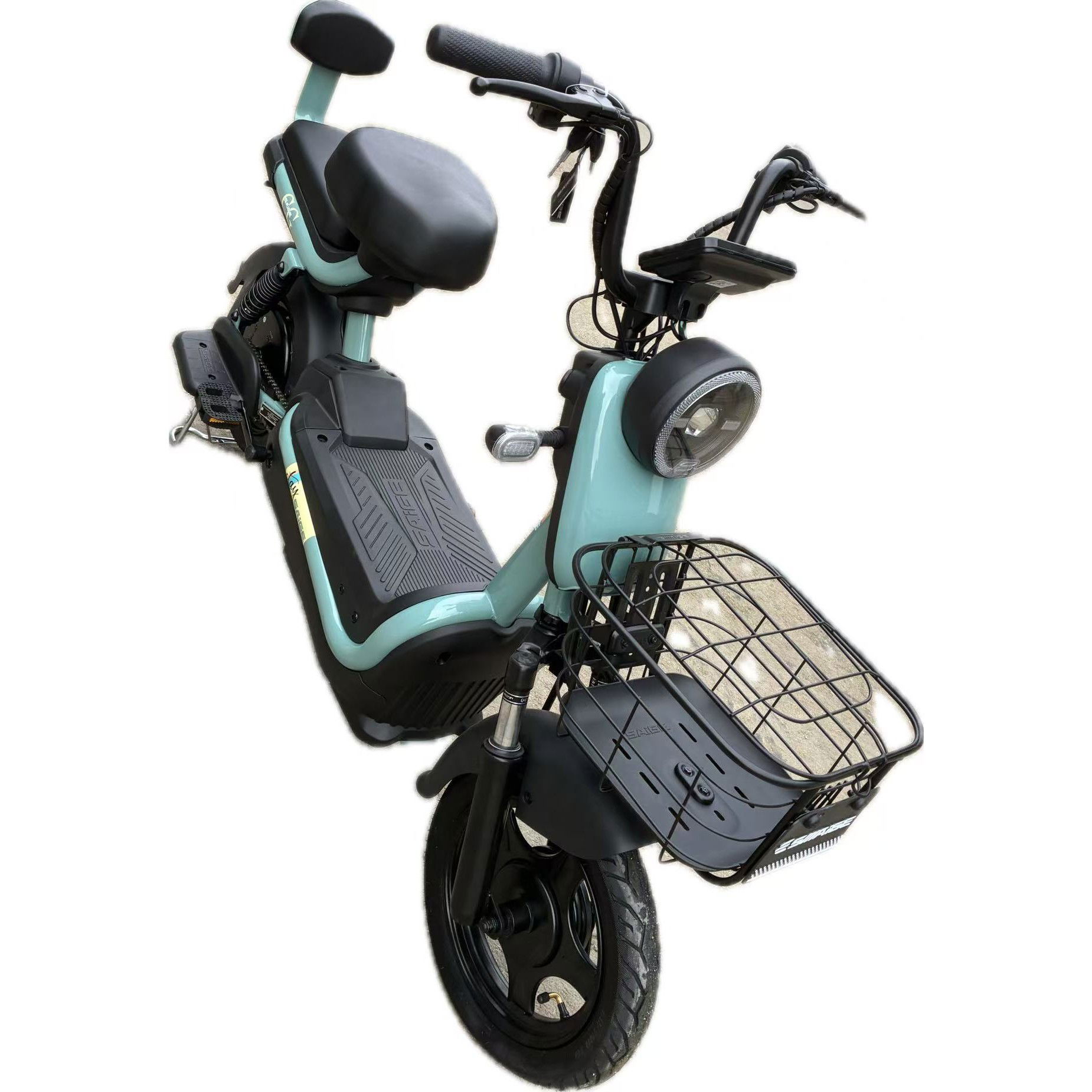 Scuter Electric KG, Saige, Fara Permis, Motor 500W, Baterie 48V20Ah, Autonomie 60km, 153x40x85 cm, Viteza Maxima 25km/h, Verde [6]
