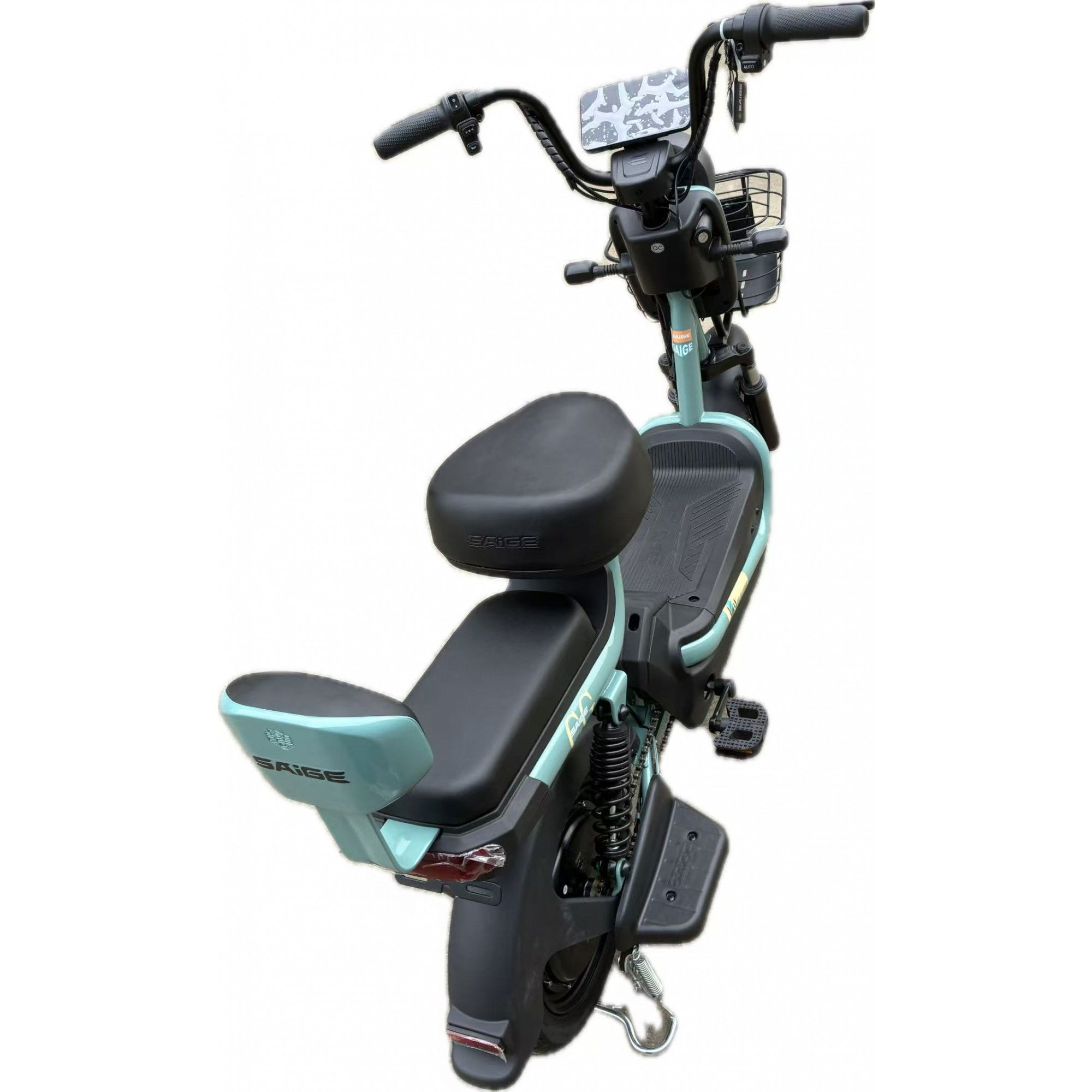 Scuter Electric KG, Saige, Fara Permis, Motor 500W, Baterie 48V20Ah, Autonomie 60km, 153x40x85 cm, Viteza Maxima 25km/h, Verde [9]