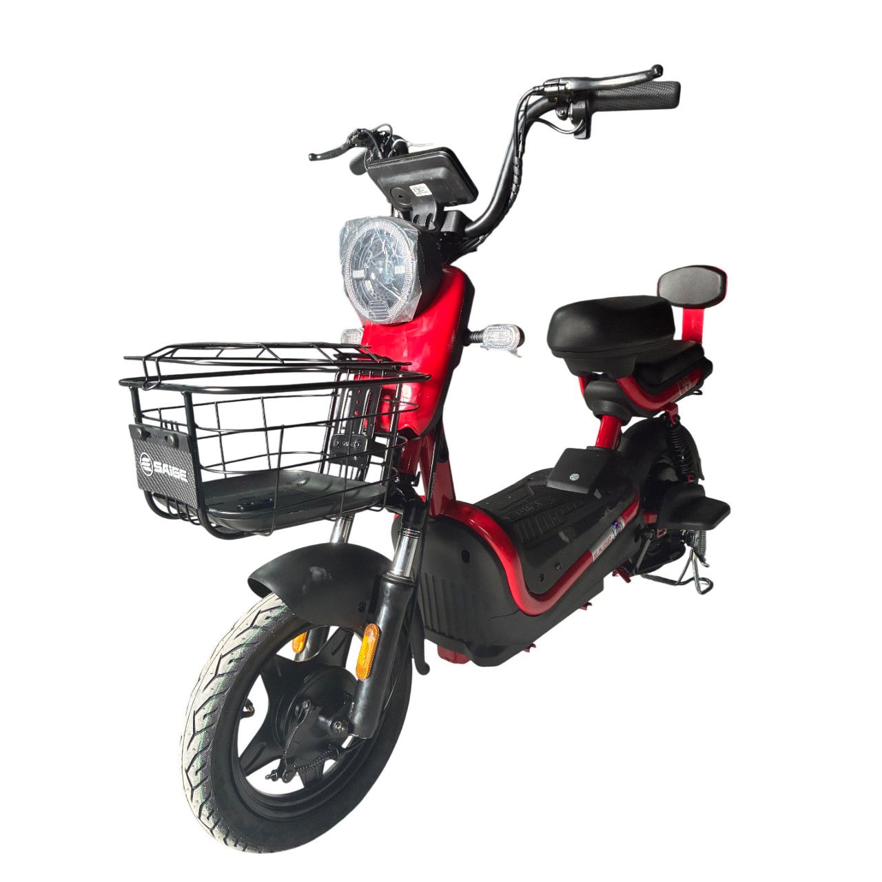 Scuter Electric KUGE, Saige, Fara Permis, Motor 500W, Baterie 48V20Ah, Autonomie 60km, 153x40x85 cm, Viteza Maxima 25km/h, Rosu [5]