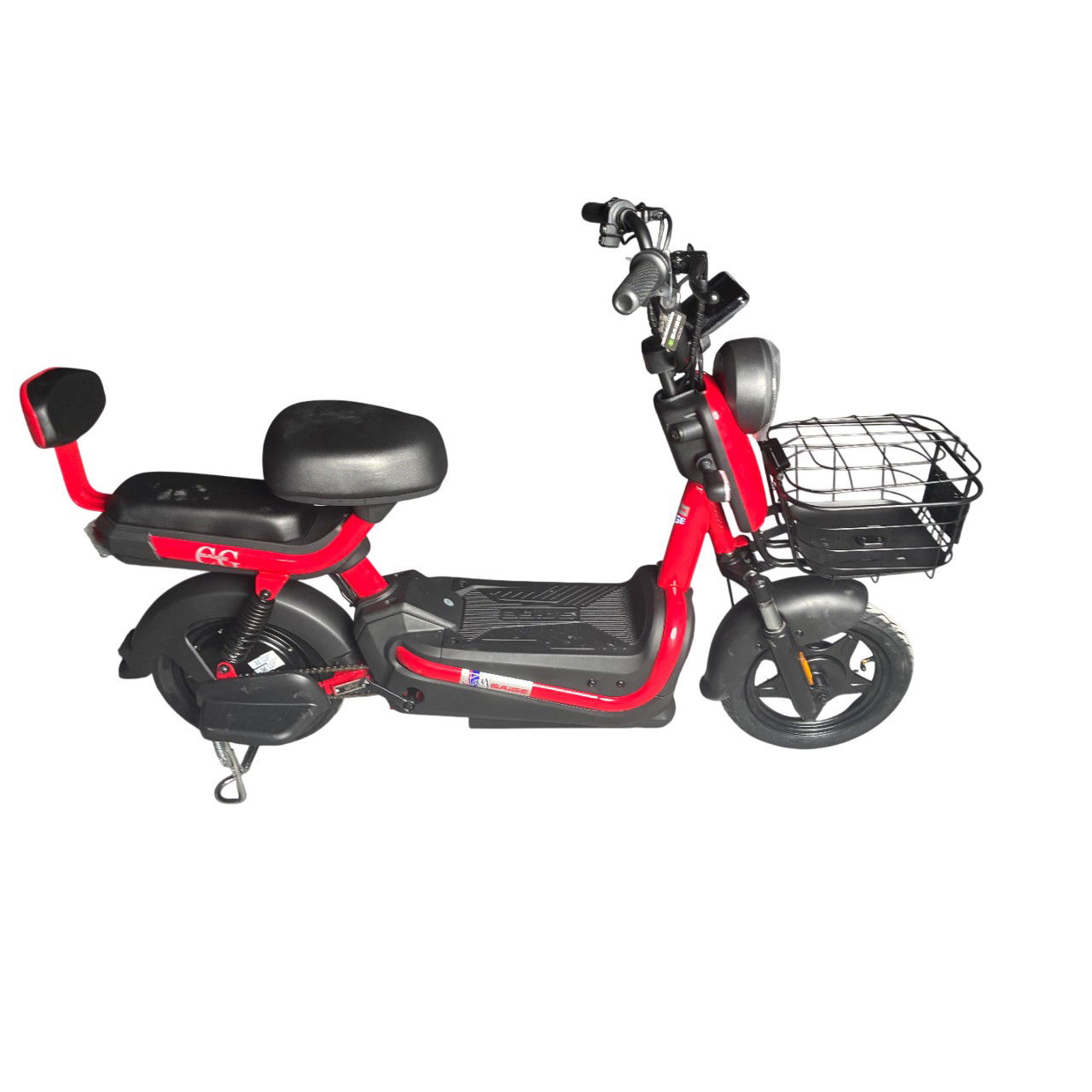 Scuter Electric KUGE, Saige, Fara Permis, Motor 500W, Baterie 48V20Ah, Autonomie 60km, 153x40x85 cm, Viteza Maxima 25km/h, Rosu [6]