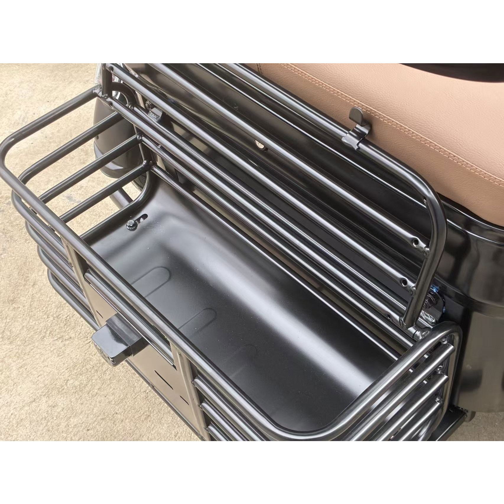 Triciclu Electric V6, Saige, Fara Permis, cu Doua Locuri, Motor 1800W, Baterie 72V24Ah, Autonomie 60km, 220x88x105 cm, Viteza Maxima 25km/h, Negru [4]