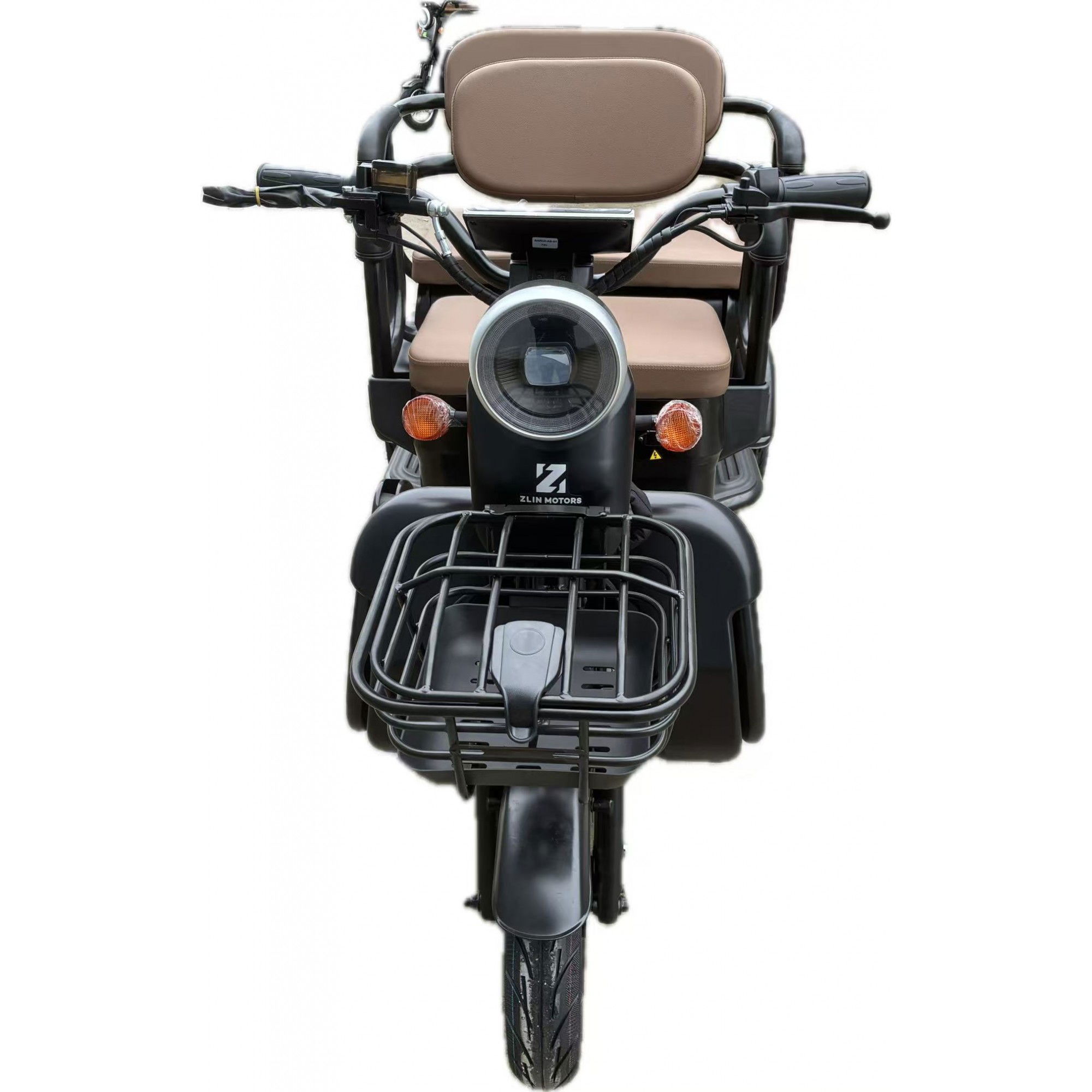 Triciclu Electric V6, Saige, Fara Permis, cu Doua Locuri, Motor 1800W, Baterie 72V24Ah, Autonomie 60km, 220x88x105 cm, Viteza Maxima 25km/h, Negru OldStyle [8]