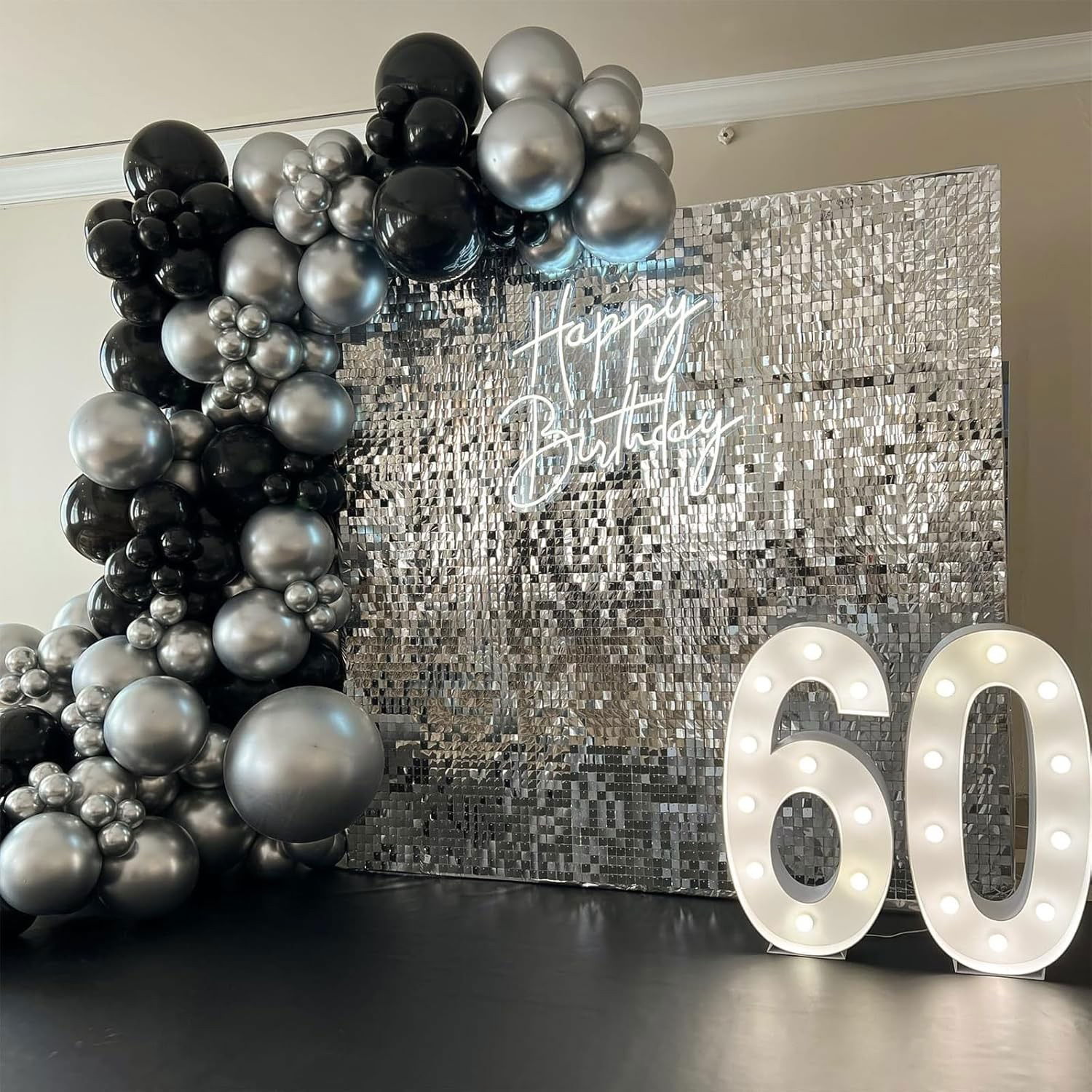 Set 10 Baloane din Latex Chrome, Flippy, Model Party, 13 cm, Silver, 1 g [3]