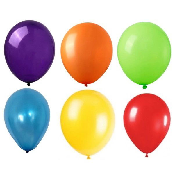 Baloane Latex - Set 10 Baloane din Latex, Flippy, Model Party, 30 cm, Multicolore, 2.8 g