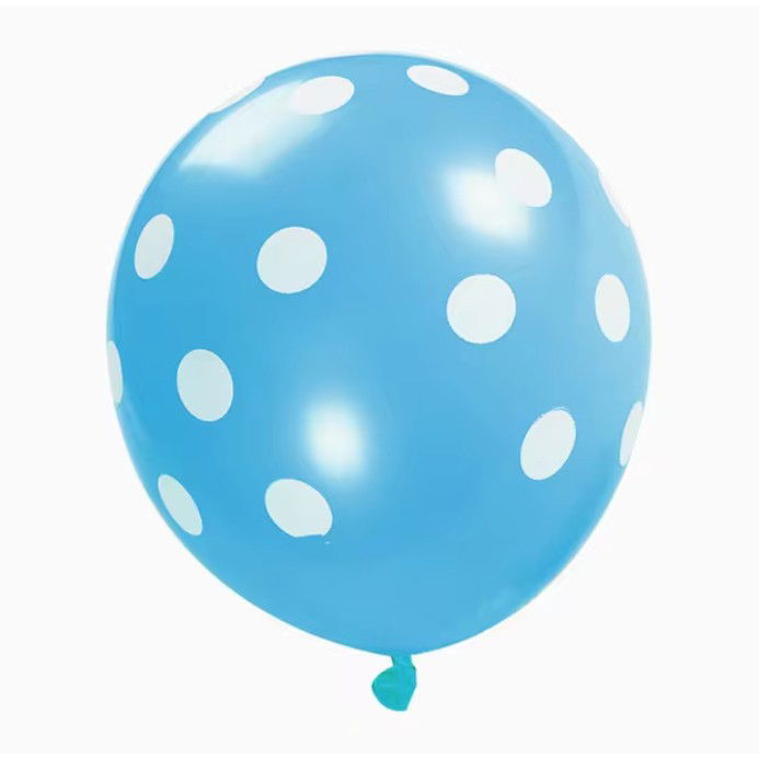 Set 10 Baloane din Latex, Flippy, Model Party Buline, 2x Albastru, 2x Verde, 2x Mov, 2x Roz, 2x Rosu, 23 cm, 1.4g [6]