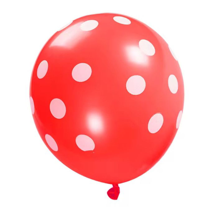 Set 10 Baloane din Latex, Flippy, Model Party Buline, 2x Albastru, 2x Verde, 2x Mov, 2x Roz, 2x Rosu, 23 cm, 1.4g [4]