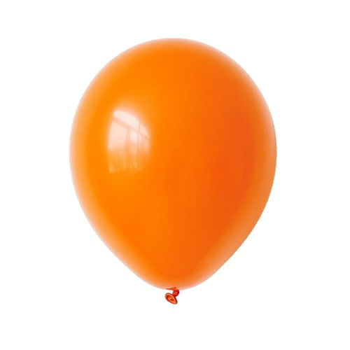 Baloane Latex - Set 10 Baloane din Latex, Flippy, Model Party cu Buline si Simple, 30 cm, Portocaliu, 2.8 g