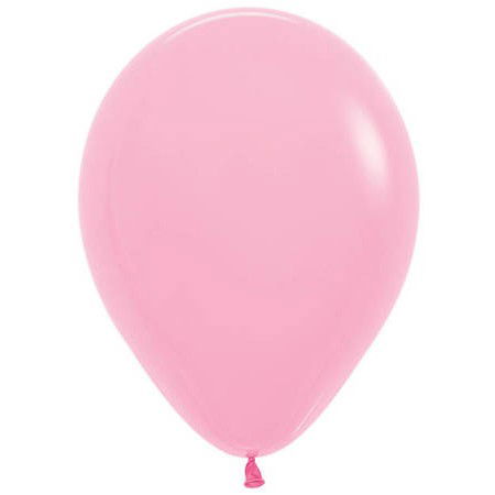 Set 10 Baloane din Latex, Flippy, Model Party cu Buline si Simple, 30 cm, Roz, 2.8 g [3]