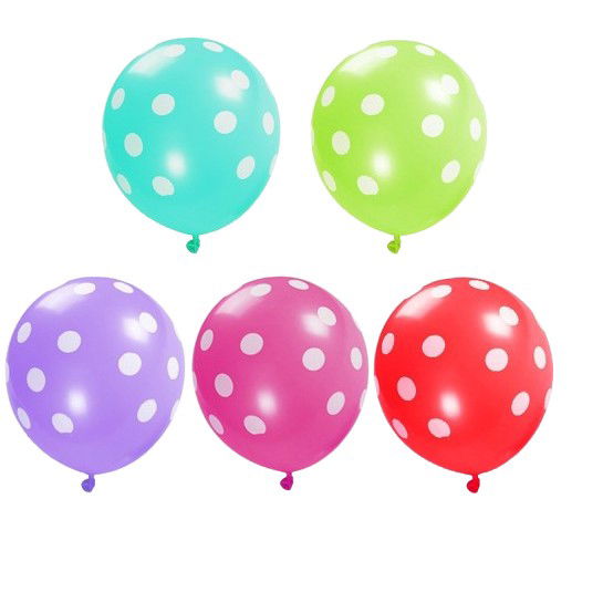 Baloane Latex - Set 10 Baloane din Latex, Flippy, Model Party Buline, 2x Albastru, 2x Verde, 2x Mov, 2x Roz, 2x Rosu, 23 cm, 1.4g