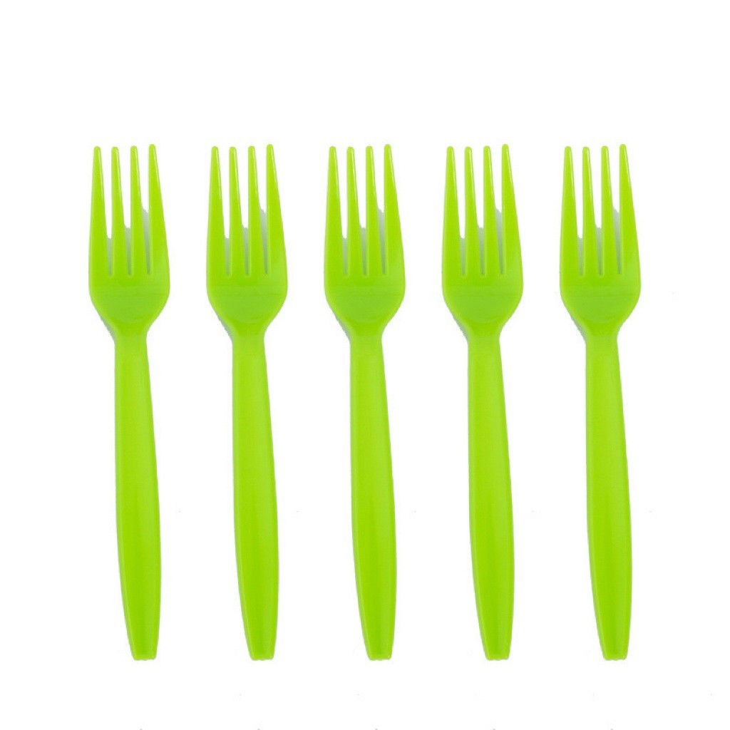 Petrecere - Set 10 Furculite de Unica Folosinta, Flippy, Colectia Dino Park, 15.5 x 2.5 cm, din Plastic PE, Multicolor