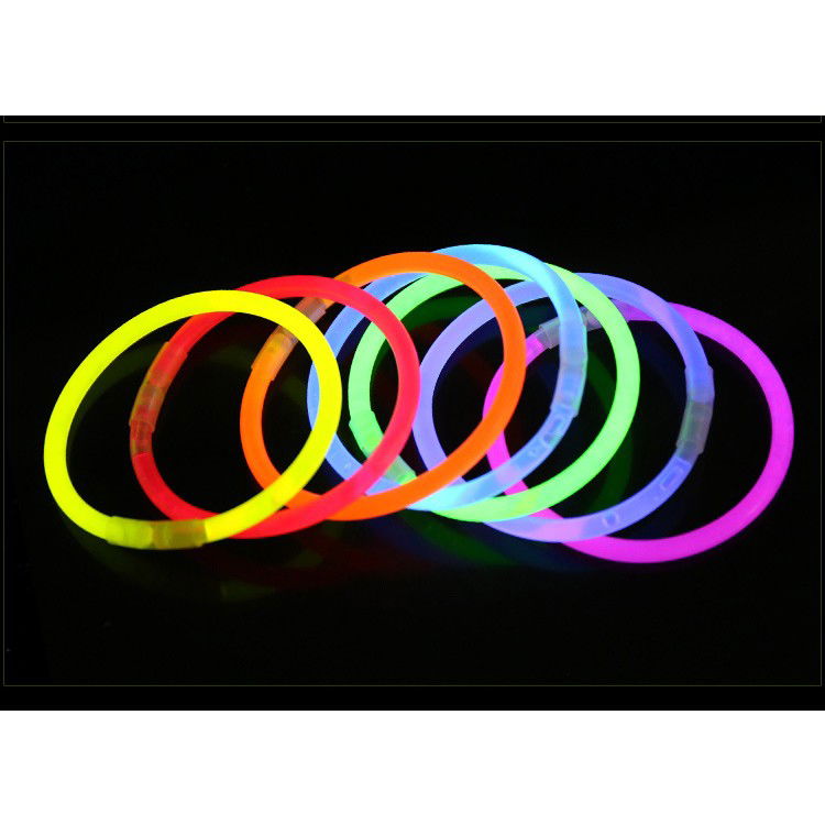 Set 100 Bratari Luminoase, Flippy, pentru Petreceri, Fosforescente, Glow Sticks, 20 cm, Multicolor [4]