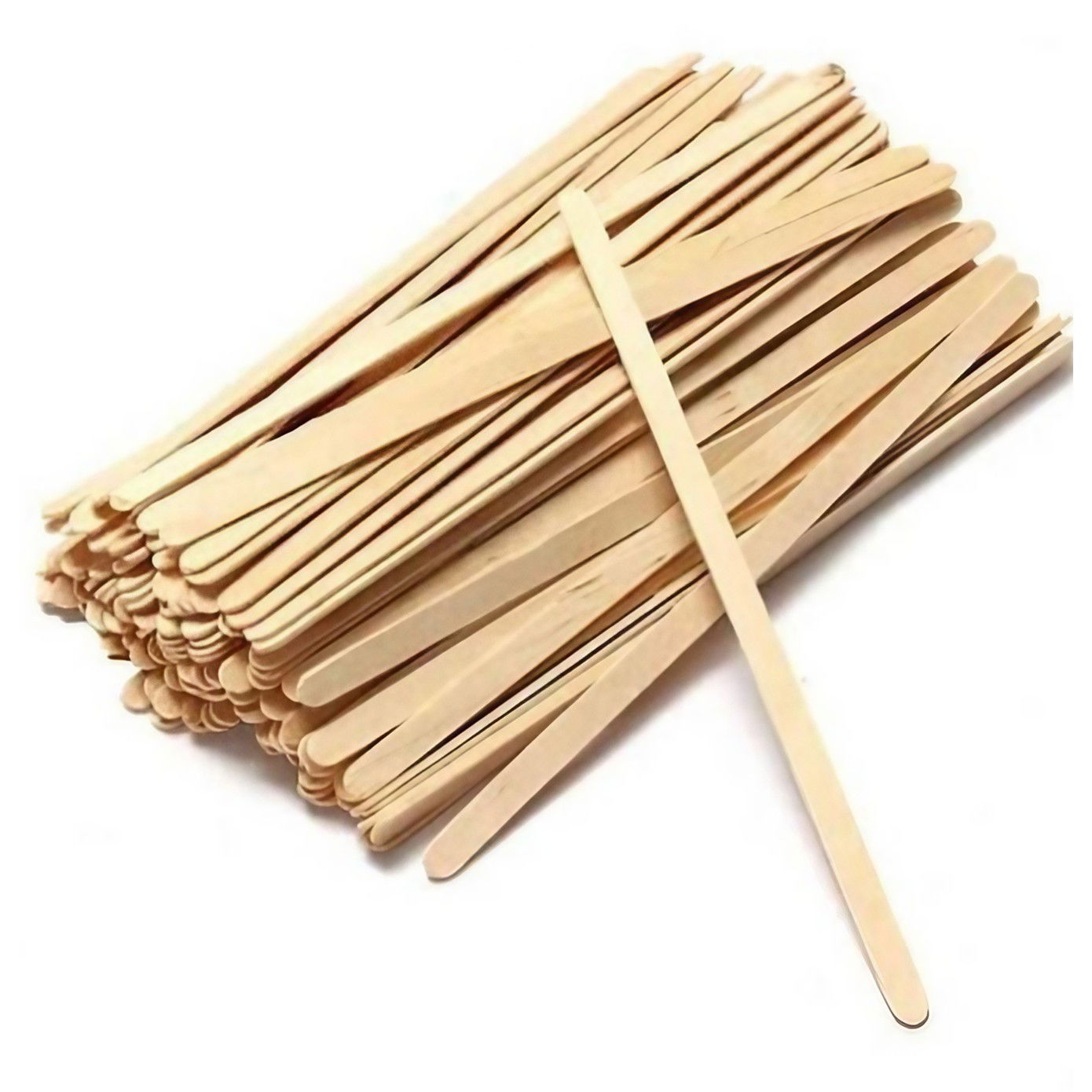 50 - 100 LEI - Set 1000 Palete pentru Cafea, Flippy, din Lemn, Ambalate Individual, 140x5x1.3 mm