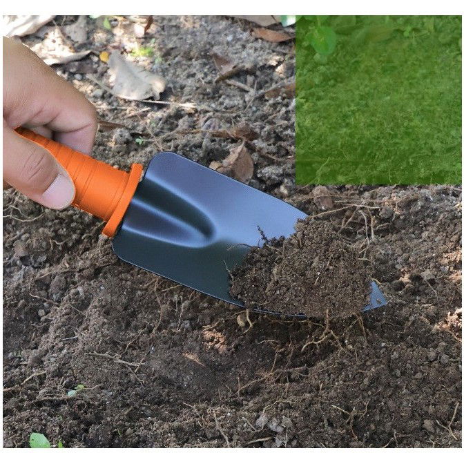 Set 12 accesorii pentru gradinarit Flippy, geanta depozitare inclusa, otel inoxidabil, 37 x 27 cm, portocaliu [7]