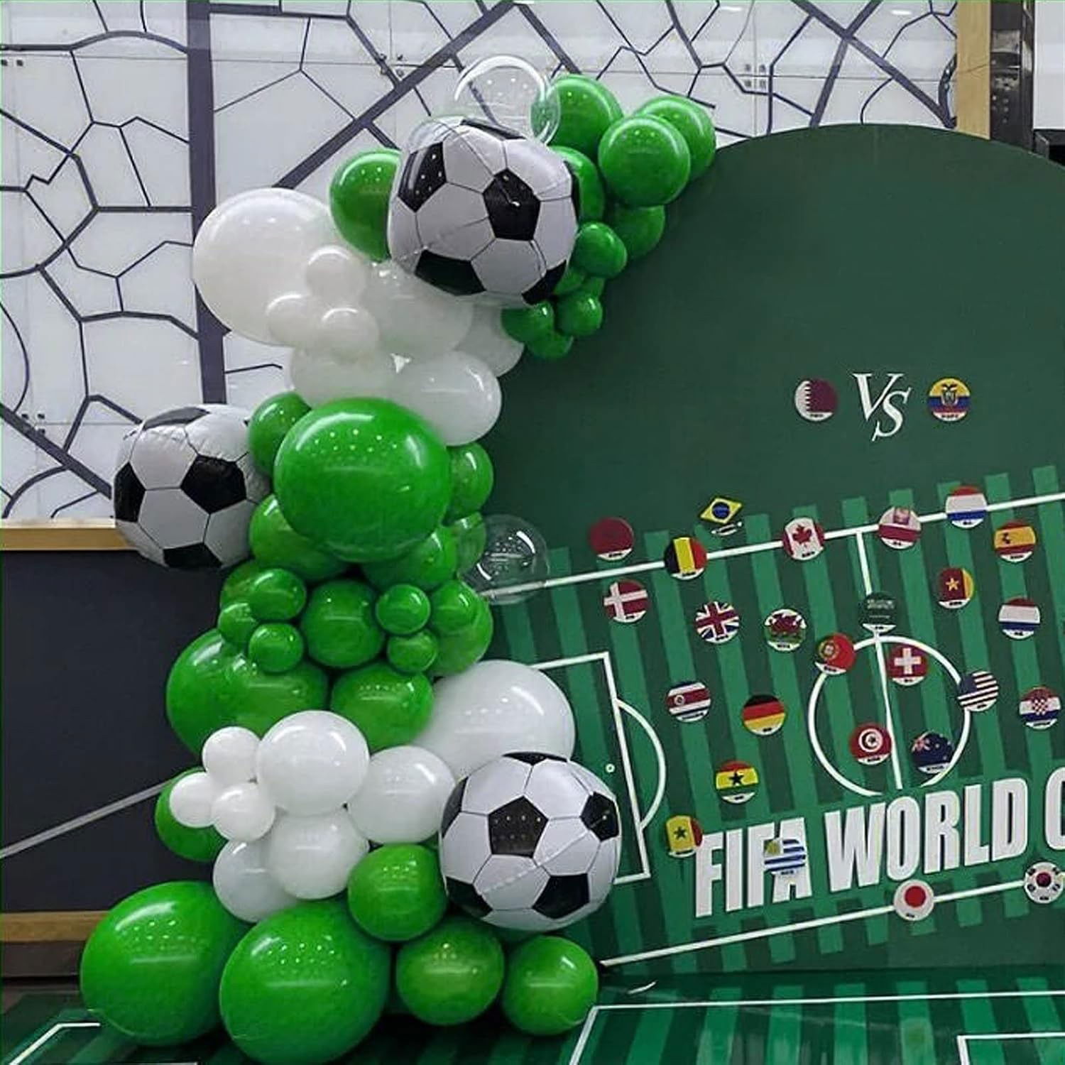 Set 12 Baloane, Flippy, din Latex Standard, 30 cm, Verde [4]