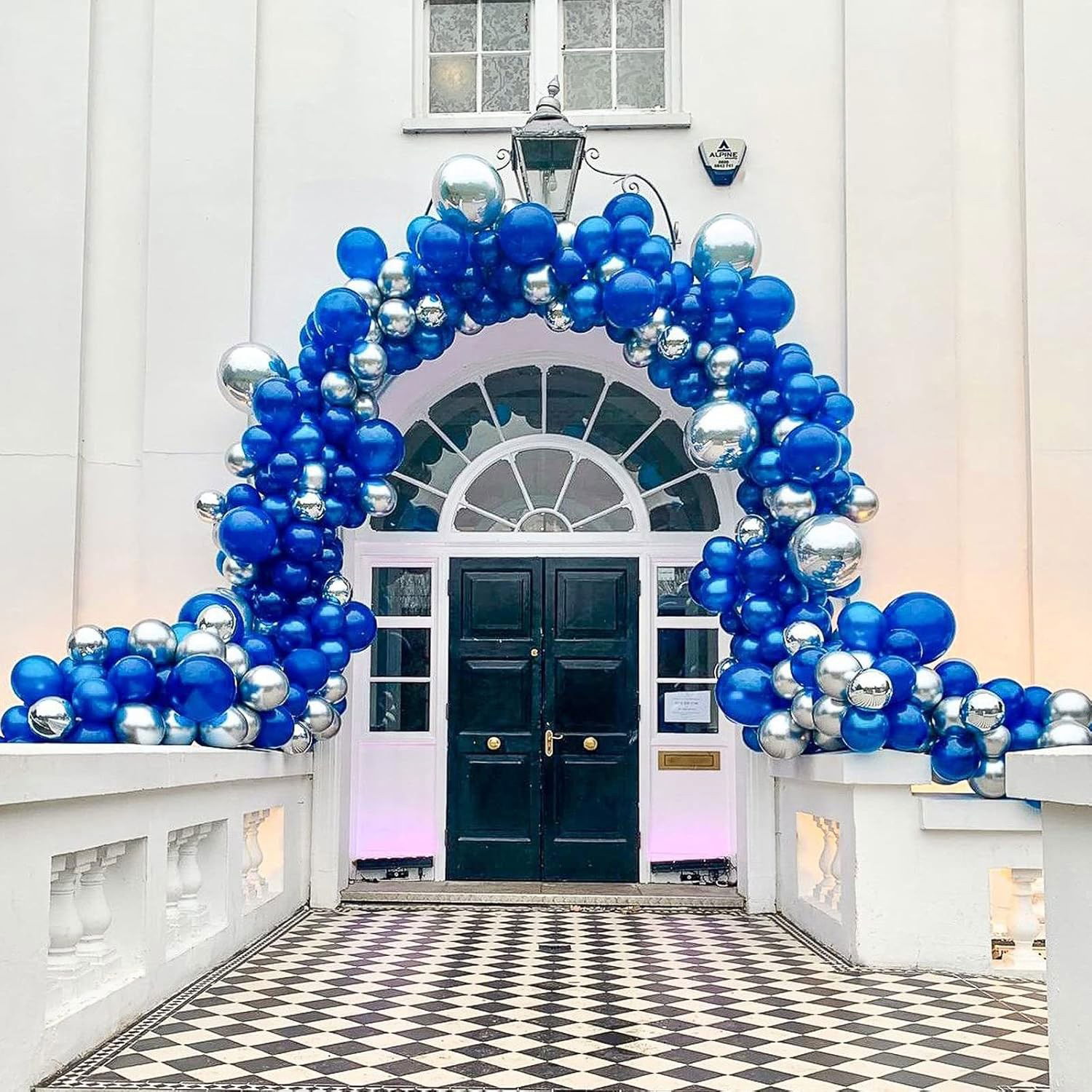 Set 12 Baloane, Flippy, din Latex Standard, 13 cm, Albastru [5]