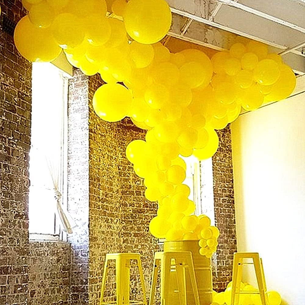 Set 12 Baloane, Flippy, din Latex Standard, 13 cm, Galben [5]