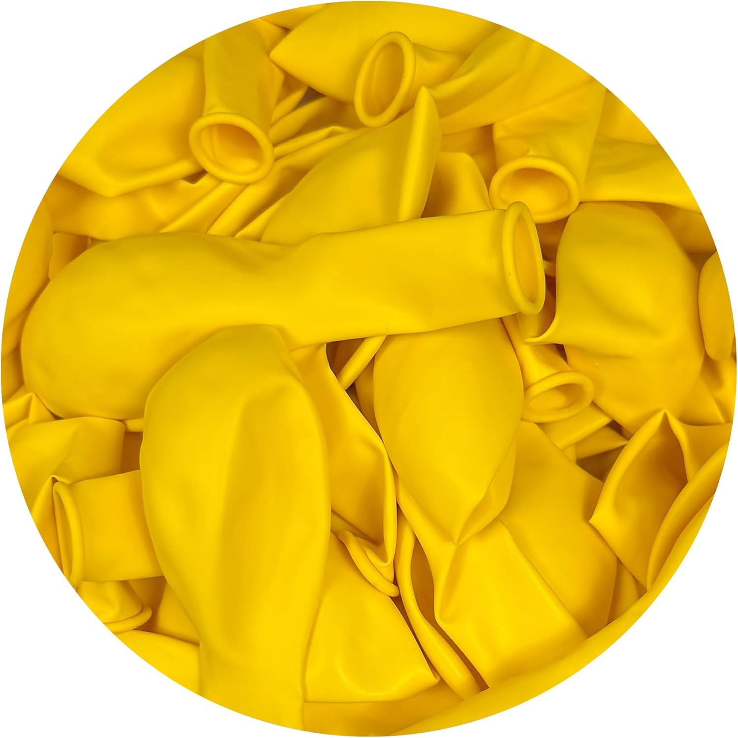 Baloane Latex - Set 12 Baloane, Flippy, din Latex Standard, 13 cm, Galben