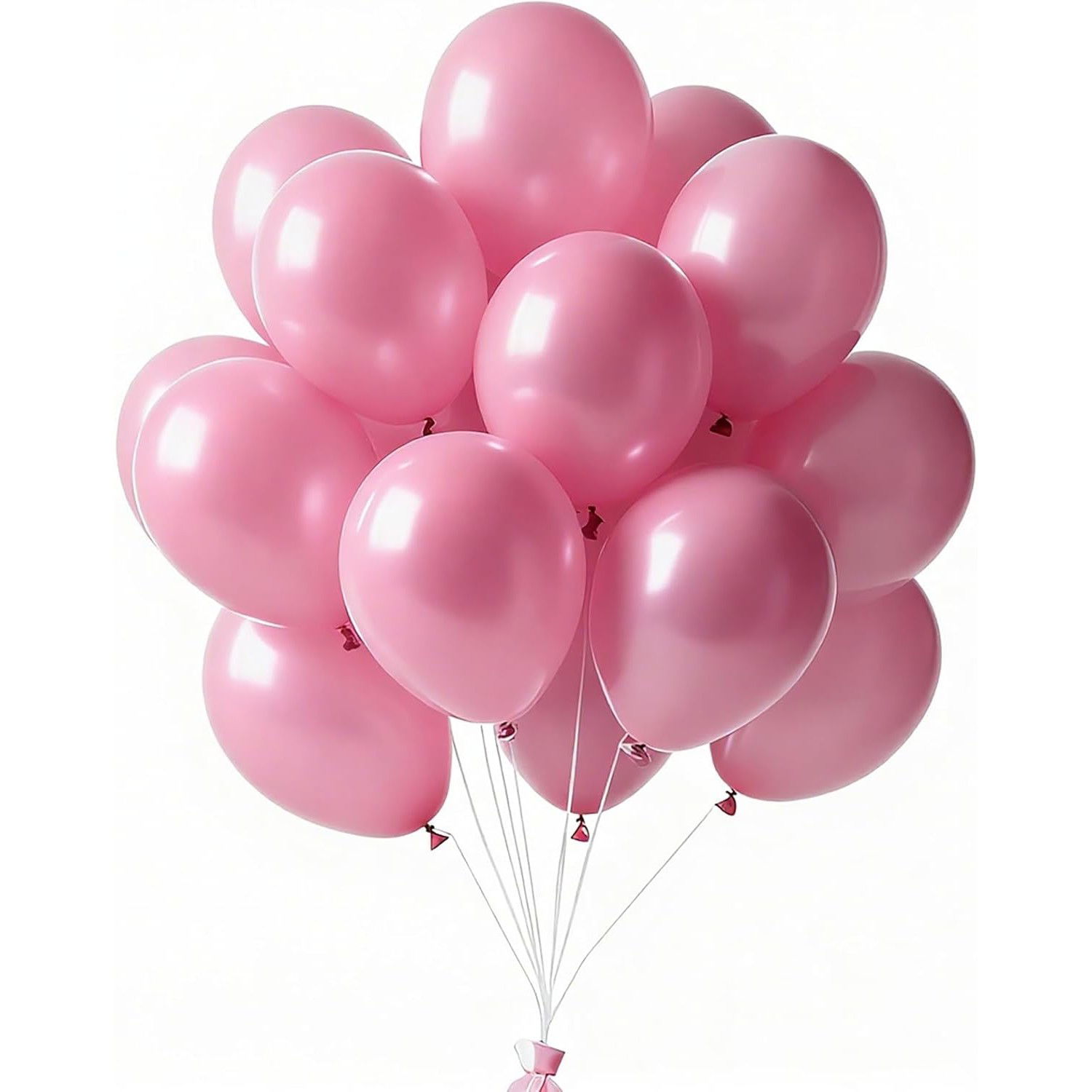 Set 12 Baloane, Flippy, din Latex Standard, 30 cm, Roz Deschis [5]