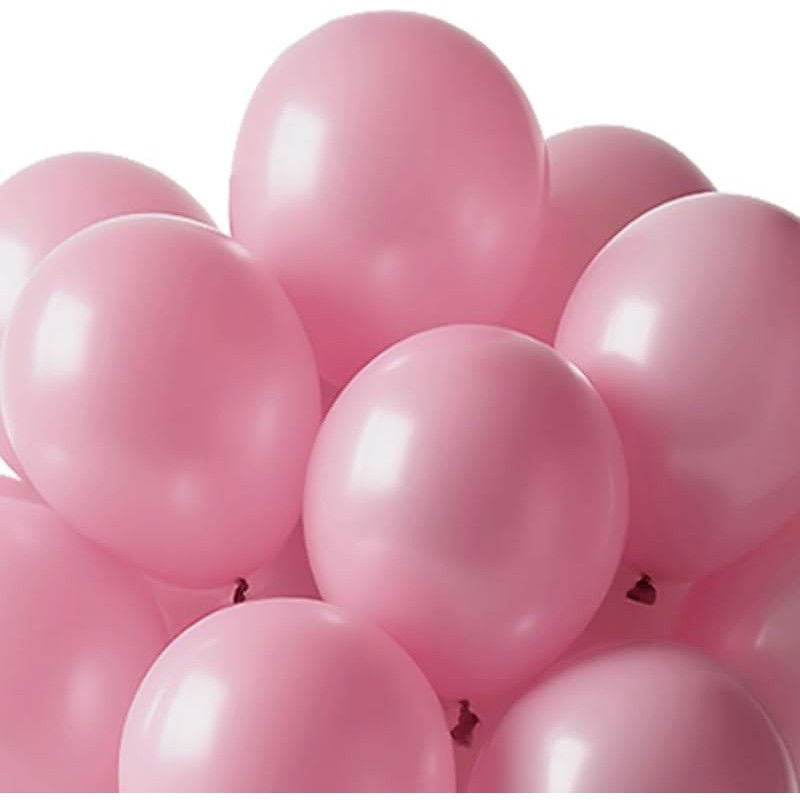 Set 12 Baloane, Flippy, din Latex Standard, 30 cm, Roz Deschis [4]