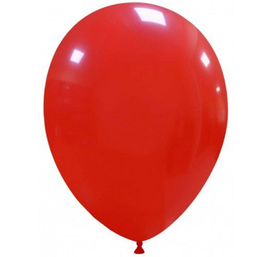 Baloane Latex - Set 12 Baloane, Flippy, din Latex Standard, 30 cm, Rosu