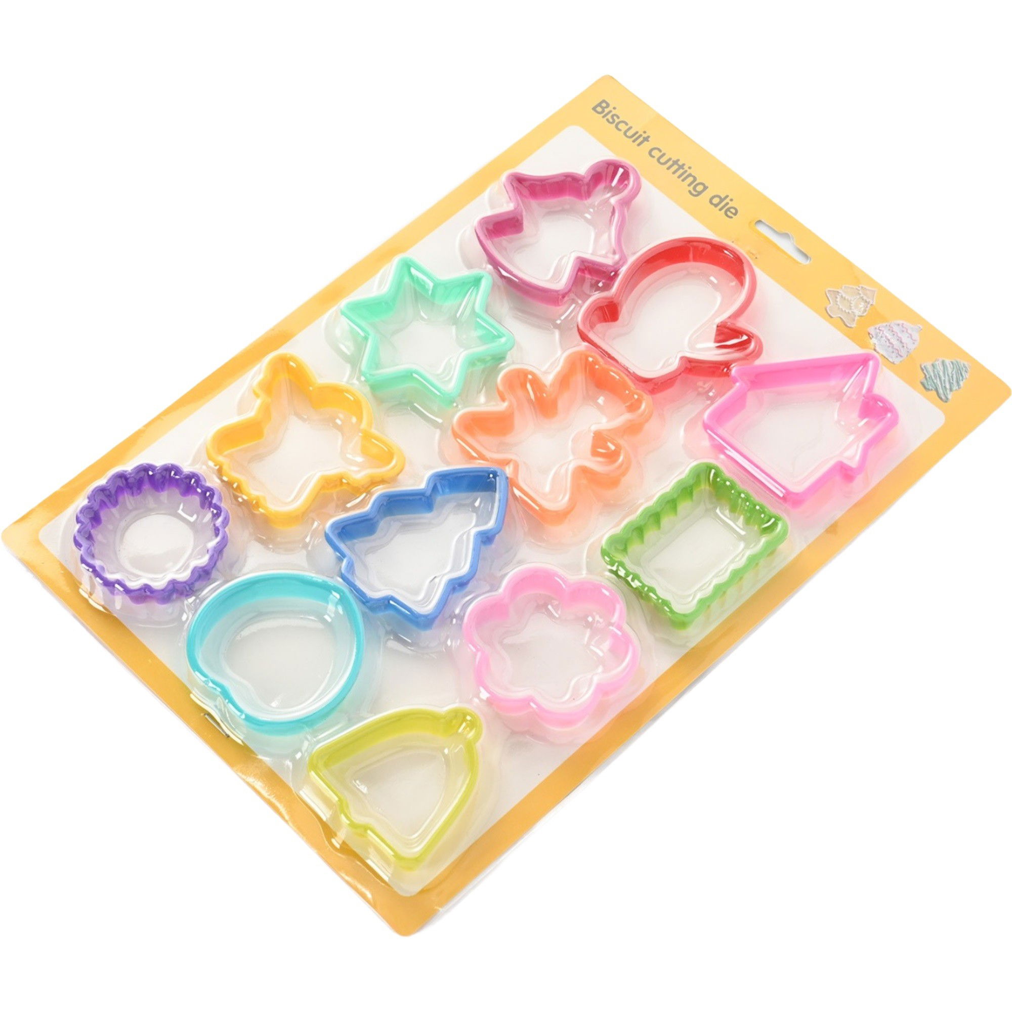 Set 12 forme pentru prajituri Flippy, material polipropilena, diverse forme, pentru orice ocazie, adancime 1.6 cm, 23.3 x 33.5 x 1.8 cm, multicolor [11]