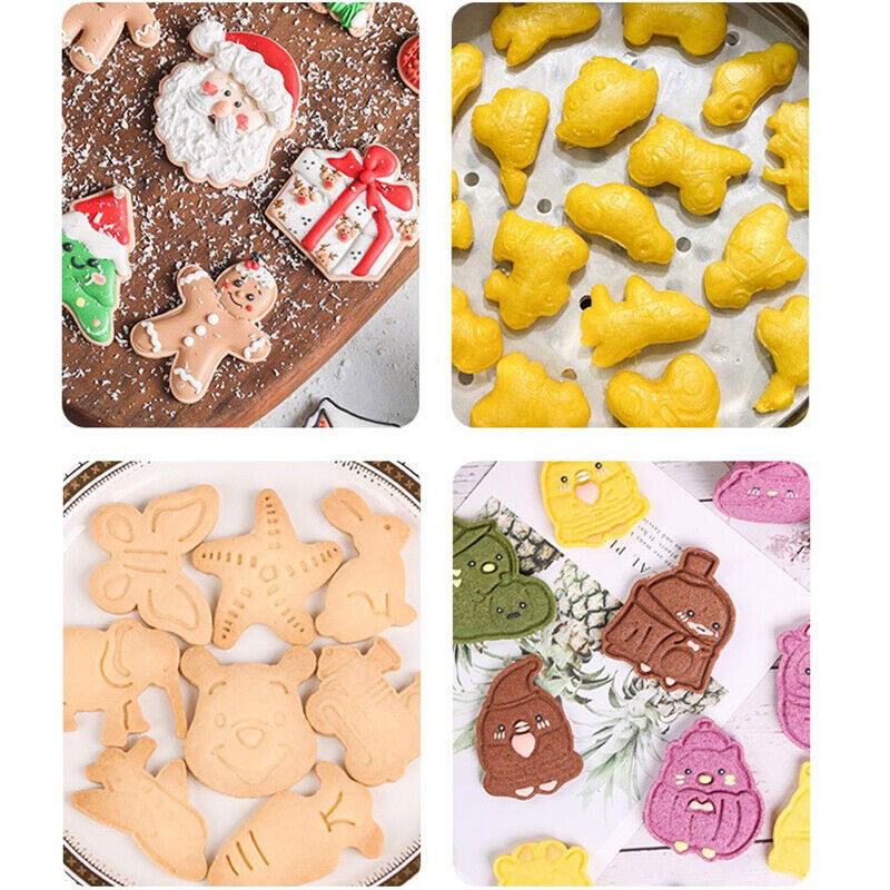 Set 12 forme pentru prajituri Flippy, material polipropilena, diverse forme, pentru orice ocazie, adancime 1.6 cm, 23.3 x 33.5 x 1.8 cm, multicolor [15]