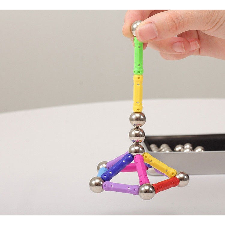 Set 178 Piese Betisoare Magnetice, Flippy, din Plastic/Magnet, +3 Ani, Multicolor [7]