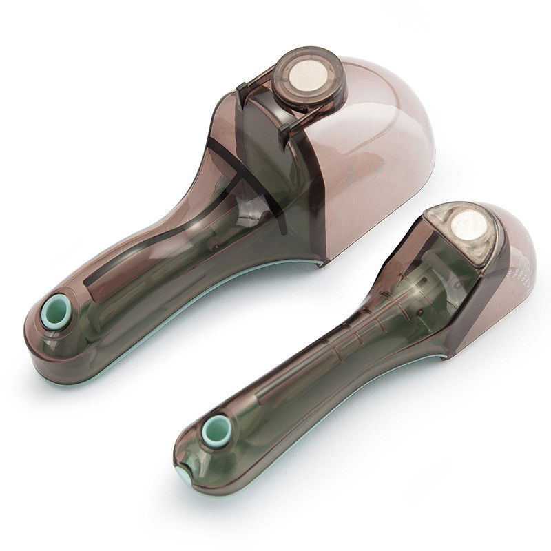 Set 2 Cupe Gradate pentru Bucatarie, Flippy, Cupe de Masurat Reglabile, Ergonomic, Confortabil, pentru Lichide si Solide, Volum ajustabil 5-30ml, 30-130ml, Culoare Albastru [5]