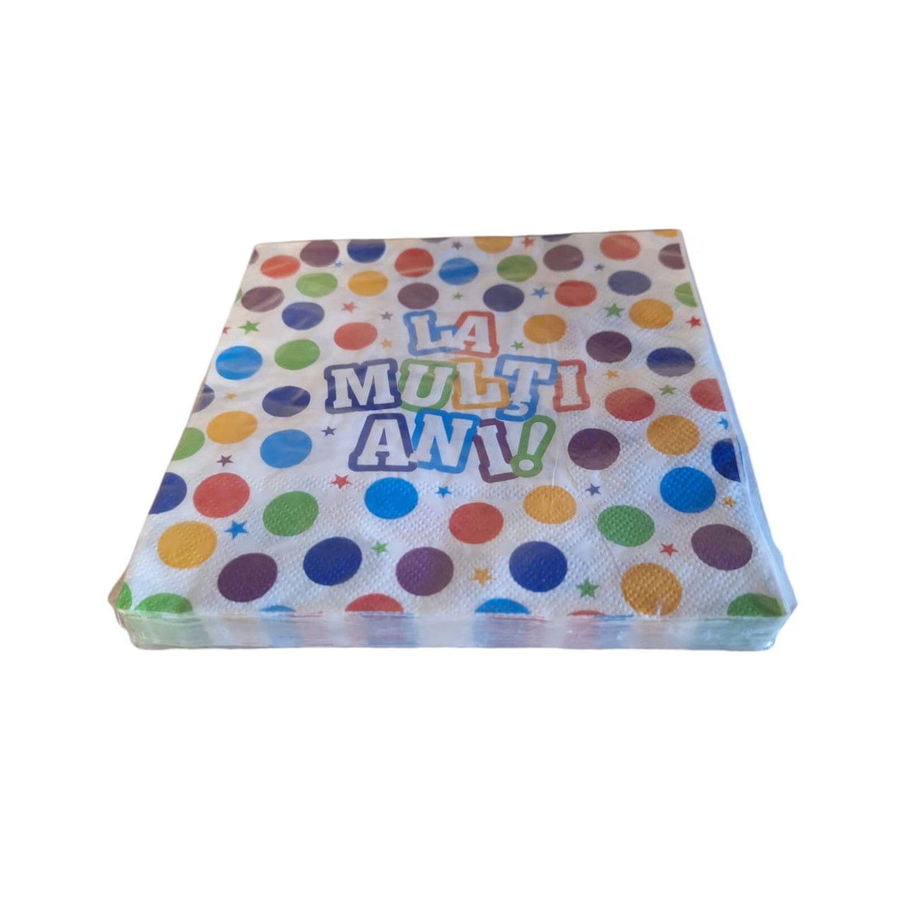 Set 20 Servetele de Masa, Flippy, Colectia LA MULTI ANI, 33 x 33 cm, din Hartie, Multicolor [3]